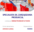 Specjalista ds. Zarządzania Produkcją