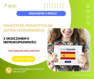 Nauczyciel zdalny języka hiszpańskiego z orzeczeniem o niepełnosprawności