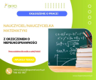 Zdalny nauczyciel matematyki z orzeczeniem o niepełnosprawności