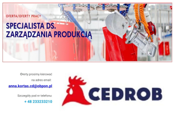 Specjalista ds. Zarządzania Produkcją Ujazdówek