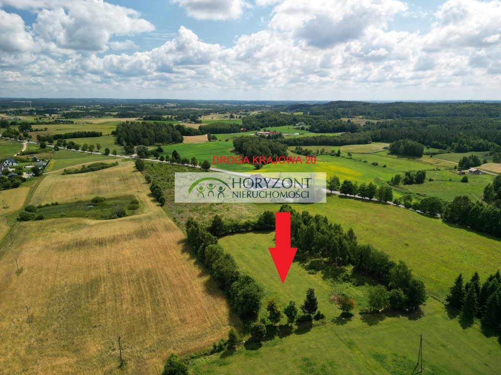 Somonino Rybaki działka 7500 m2
