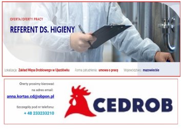 Referent ds. Higieny w Ujazdówku