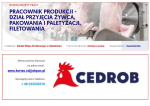 Pracownik Produkcji - Dział Przyjęcia Żywca, Pakowania i Paletyzacji