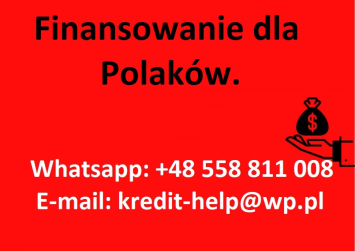 ​Kredyt dla Polaków. WhatsApp: +48 558 811 008